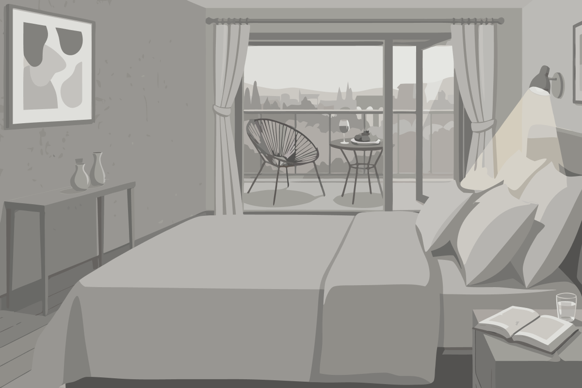 Apartamento de 2 dormitorios (6 adultos)